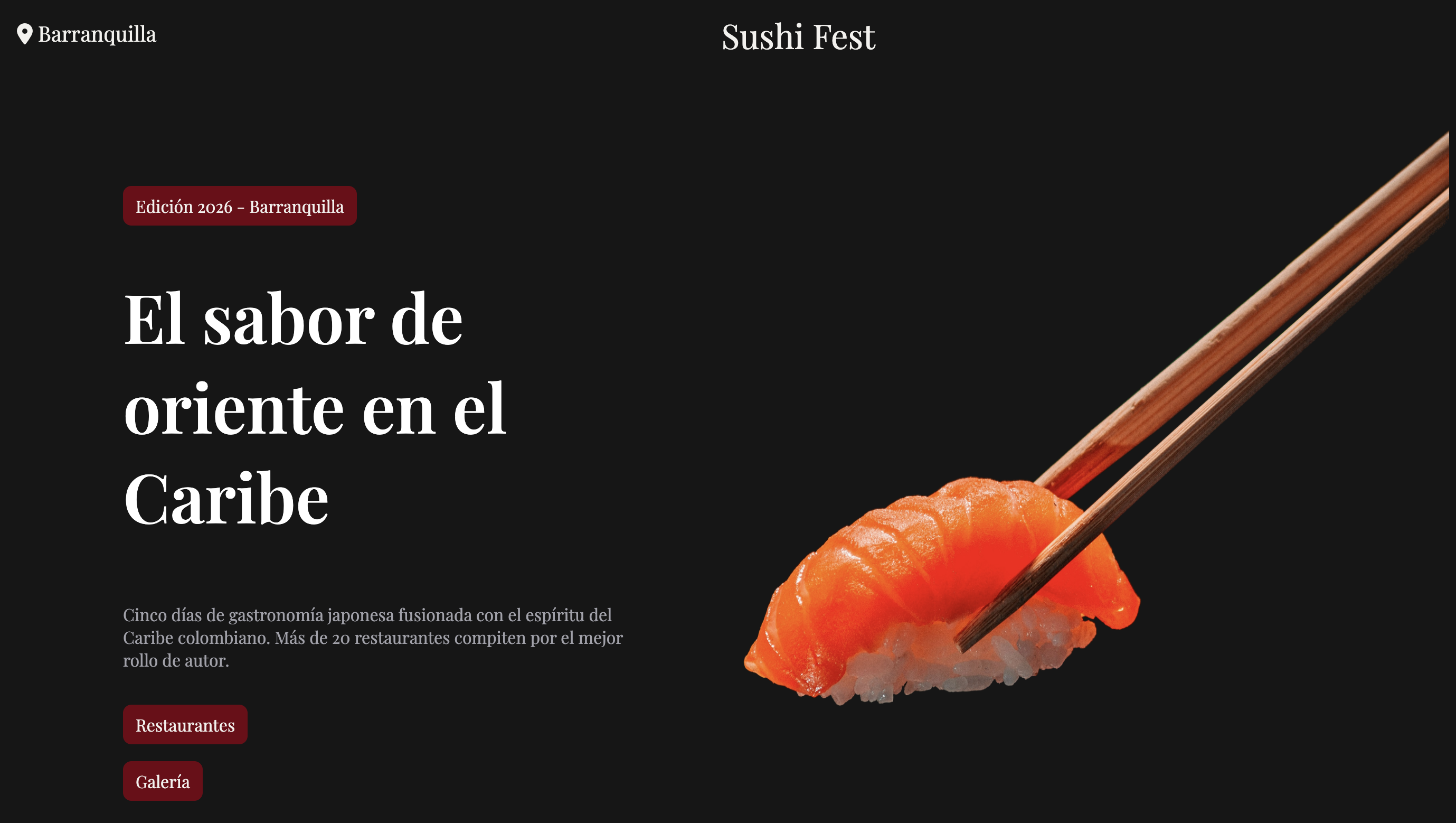Sushi Festival Project
